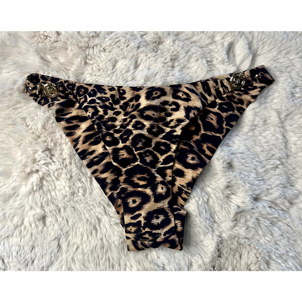 Honey Birdette DAKOTA💧🖤 2 Piece Swim Leopard Jaguar Bikini S Top & XS Bottom - Picture 6 of 8